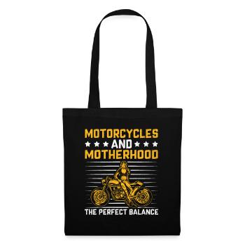 Motorcycles And Motherhood The Perfect Balance - Tote Bag - black - Front