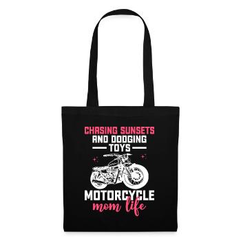 À la poursuite des couchers de soleil et à l’esquive des jouets Moto Mom Li - Sac en tissu - noir - Devant