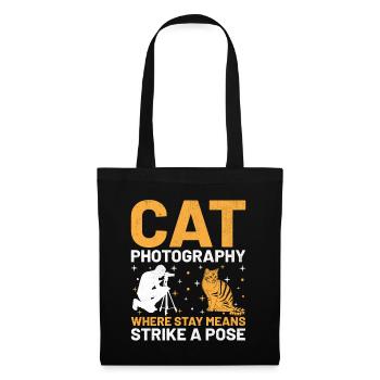 Cat Photographers Cat Lovers Photograpy Cats Photo - Tote Bag - black - Front