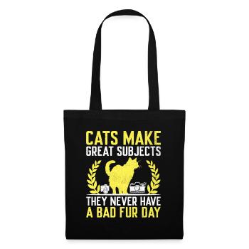 Cat Photographers Cat Lovers Photograpy Cats Photo - Tote Bag - black - Front