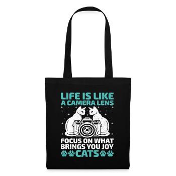 Cat Photographers Cat Lovers Photograpy Cats Photo - Tote Bag - black - Front