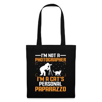 Chat Photographes Chat Amoureux Des Chats Photo - Sac en tissu - noir - Devant