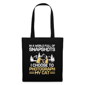 Cat Photographers Cat Lovers Photograpy Cats Photo - Tote Bag - black - Front