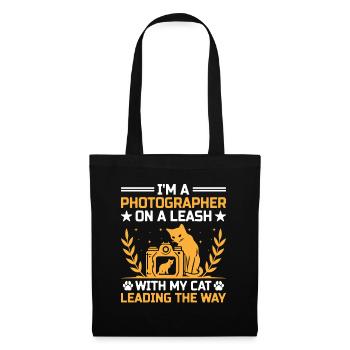 Chat Photographes Chat Amoureux Des Chats Photo - Sac en tissu - noir - Devant