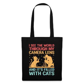 Cat Photographers Cat Lovers Photograpy Cats Photo - Tote Bag - black - Front