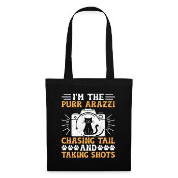 Chat Photographes Chat Amoureux Des Chats Photo - Sac en tissu - noir - Devant