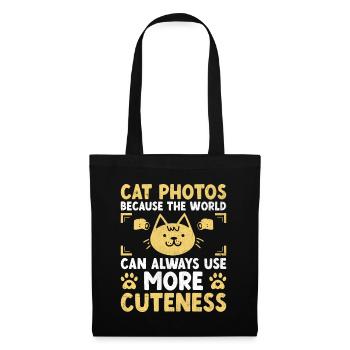Cat Photographers Cat Lovers Photograpy Cats Photo - Tote Bag - black - Front