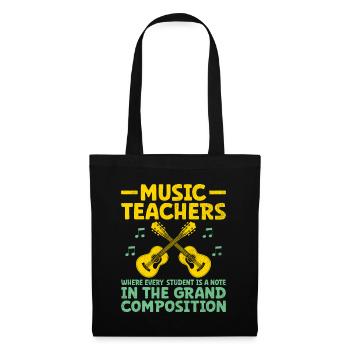 Music Teachers Where Every Student Is A Note Teach - Tote Bag - black - Front