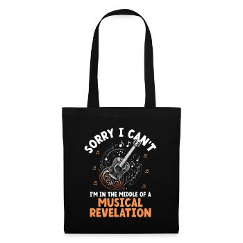 Sorry I Can't I'm In The Middle Of A Musical Revel - Tote Bag - black - Front