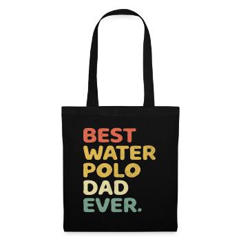 Bester Wasserball-Vater aller Zeiten Aquatic Polo Spieler Fathe - Stoffbeutel - Schwarz - Vorne