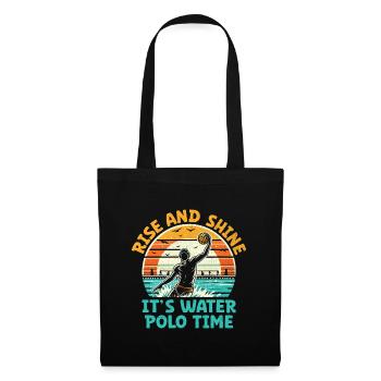 Rise And Shine It's Water Polo Time Aquatic Polo P - Tote Bag - black - Front