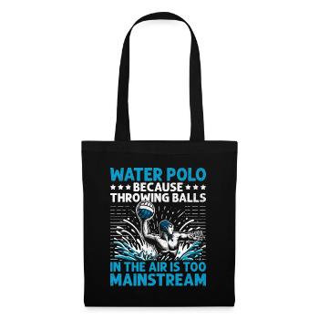 Le water-polo parce que lancer des balles en l’air Aquat - Sac en tissu - noir - Devant
