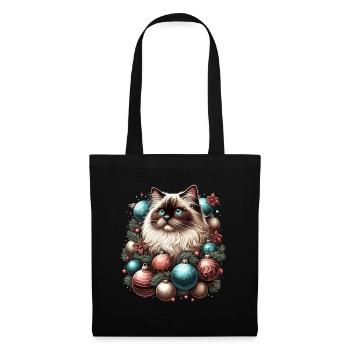 Ragdoll Christmas Ball Cat Lover Ragdolls Cats - Tote Bag - black - Front