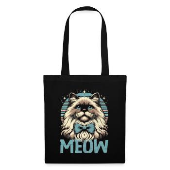 Miau Ragdoll Katze Liebhaber Ragdolls Katzen - Stoffbeutel - Schwarz - Vorne