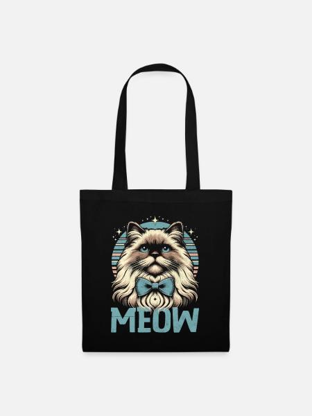 Miaou Ragdoll Amoureux des chats Ragdolls Chats - Sac en tissu - noir