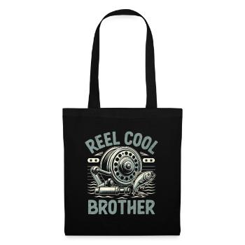 Moulinet Cool Brother Fishing Angler Pêcheur Pêcheurs - Sac en tissu - noir - Devant