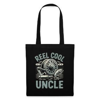 Moulinet Cool Uncle Fishing Angler Pêcheur Pêcheurs - Sac en tissu - noir - Devant
