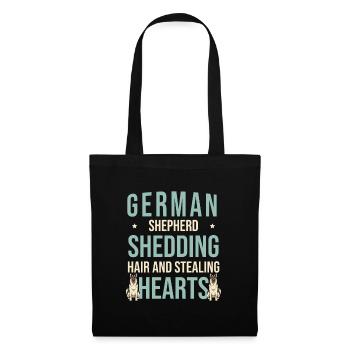 German Shepherd Shedding Hair And Stealing Hearts - Tote Bag - black - Front