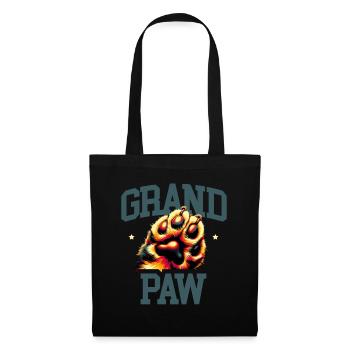 Grand Paw German Shepherd Dog Lover Shepherds GSD - Tote Bag - black - Front