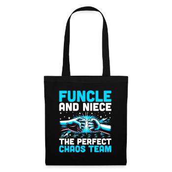 Funcle And Niece The Perfect Chaos Team Uncle Fami - Sac en tissu - noir - Devant