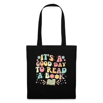 It's A Good Day To Read A Book Bookworm Reading - Tote Bag - black - Front