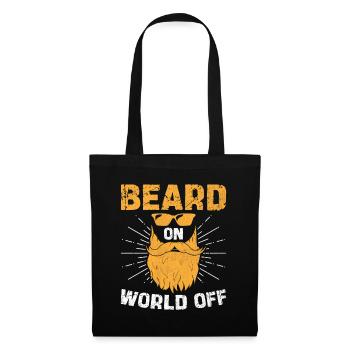 Barbe On Monde Off Visage Pilosité Barbes Homme - Sac en tissu - noir - Devant