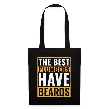 Les meilleurs plombiers ont des barbes plombier plomberie - Sac en tissu - noir - Devant