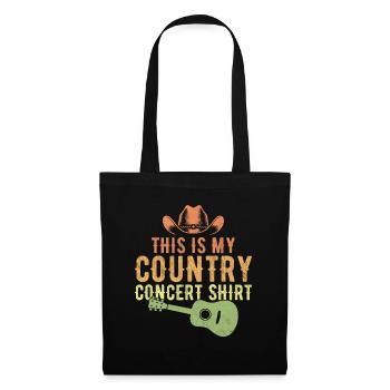 This Is My Country Concert Music Song Lover - Tote Bag - black - Front
