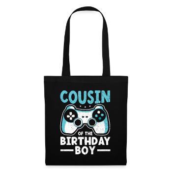 Cousin Of The Birthday Boy Video Game Family - Tote Bag - black - Front