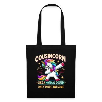 Cousincorn Like A Normal Cousin Only More Awesome - Tote Bag - black - Front
