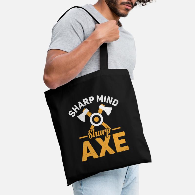 Sharp Mind Sharp Axe Throwing Hatchet Thrower Sac en tissu