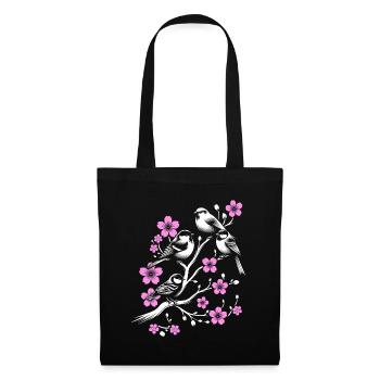 Birds Bird Watching Birdwatching Birdwatcher - Tote Bag - black - Front