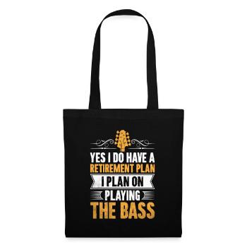 Yes I Do Have A Retirement Plan I Plan On Playing - Tote Bag - black - Front