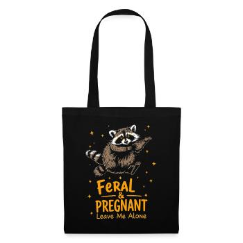 Pregnancy New Mom Candy Heart Cute Baby Reveal - Sac en tissu - noir - Devant