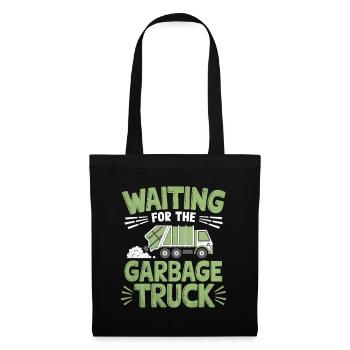 Waiting For The Garbage Truck Trash Collector - Tote Bag - black - Front