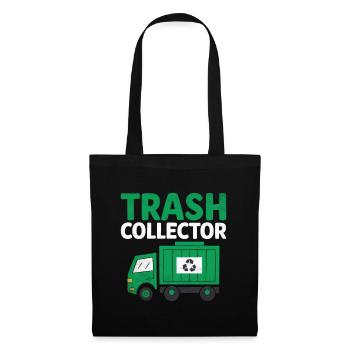 Trash Collector Garbage Collecting Waste - Tote Bag - black - Front