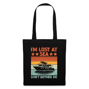I'm Lost At Sea Don't Bother Me Paddle Boat - Stoffbeutel - Schwarz - Vorne