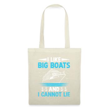 J’aime les gros bateaux et je ne peux pas mentir Pédalo - Sac en tissu - nature - Devant
