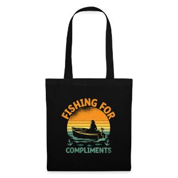 Fishing For Compliments Paddle Boat - Tote Bag - black - Front