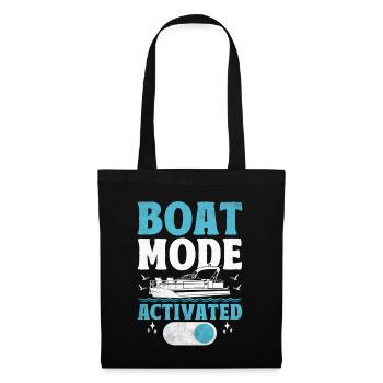 Boat Mode Activated Paddle Boat - Tote Bag - black - Front