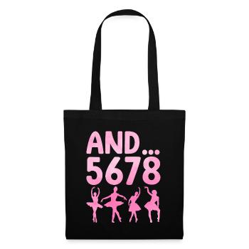 And For Dancing Dancer Choreography - Tote Bag - black - Front