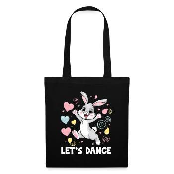 A Bunny Dancing Let's Dance For Dancing Dancer - Tote Bag - black - Front