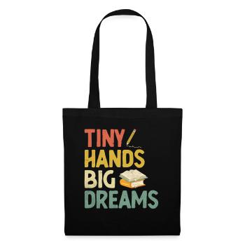 Tiny Hands Big Dreams School Teacher Students - Tote Bag - black - Front