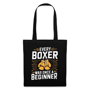 Chaque boxeur était autrefois un boxeur débutant Sports - Sac en tissu - noir - Devant