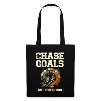 Chase Goals Not Perfection Handball Sports Athlete - Tote Bag - black - Front