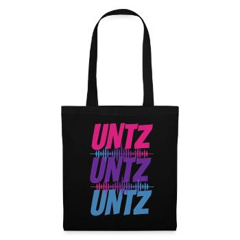 UNTZ UNTZ UNTZ BASS - Stoffbeutel - Schwarz - Vorne