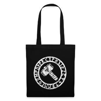 Thor's Hammer Viking Viking - Tote Bag - black - Front