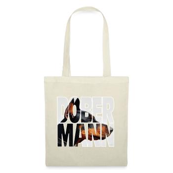 Doberman - Sac en tissu - nature - Devant