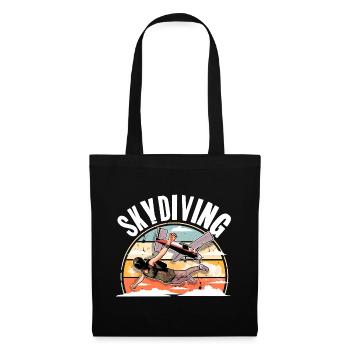 Skydiving Parachuting Parachute - Tote Bag - black - Front