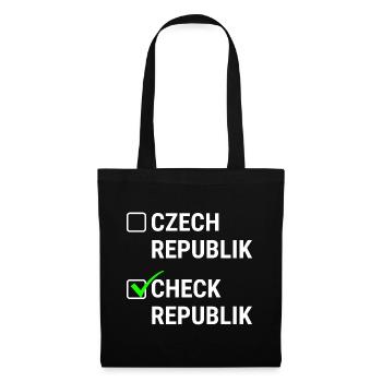 Reise nach Tschechien für Czech Republik Fans - Stoffbeutel - Schwarz - Vorne